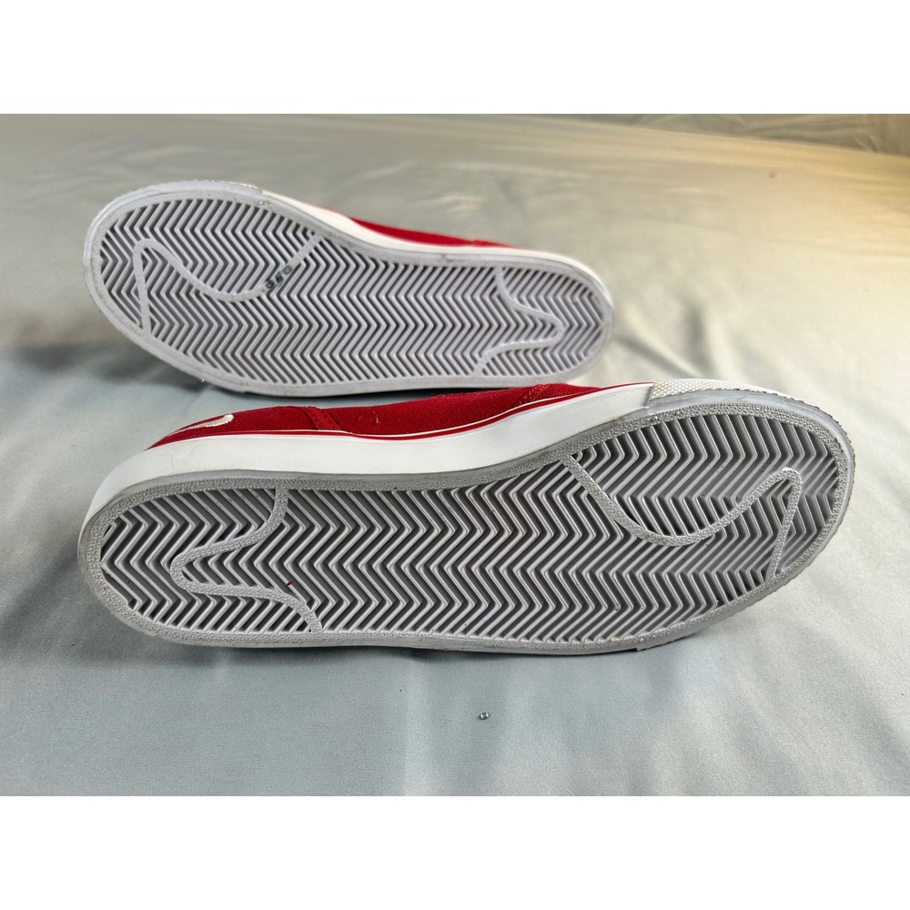 Nike Court Royale AC Slip On Red Canvas Sneakers 719739-600 Mens 4.5 Womens 6Y - Picture 3 of 5